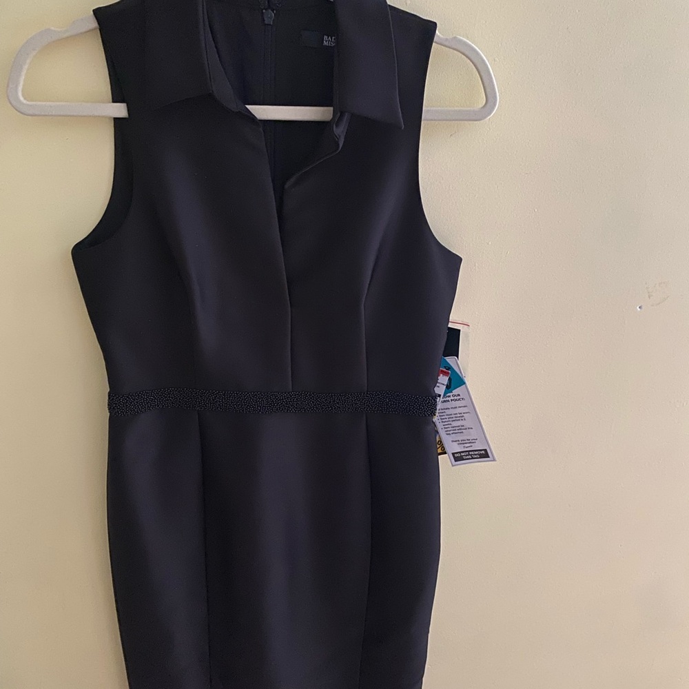 Badgley Mischka Black Dress with Beading